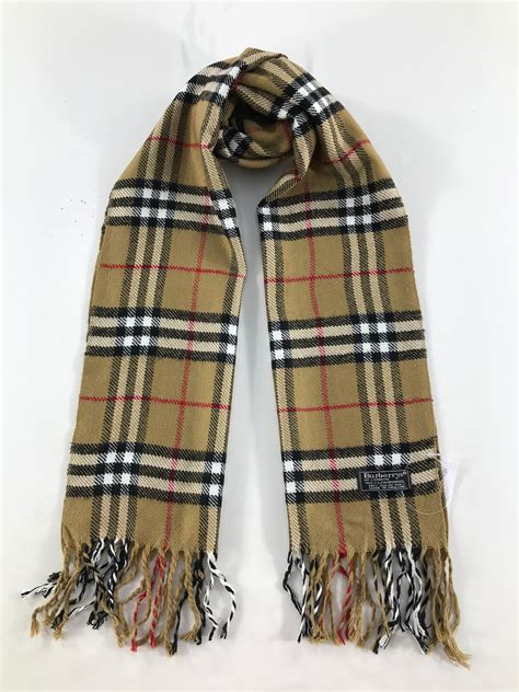 burberry classic scarf knock off|vintage Burberry scarf label.